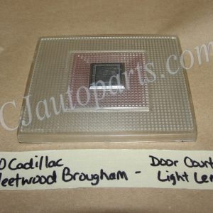 1977 1978 1979 1980 1981 1982 1983 1984 1985 1986 1987 1988 19989 1990 1991 1992 Cadillac Fleetwood Deville RWD Door Panel Courtesy Light Lens Emblem Cover